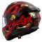 Мотошолом LS2 FF808 Stream 2 Drako Matt Black Red