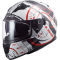 Мотошолом LS2 FF320 Stream Evo Tacho White Black Red