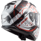 Мотошолом LS2 FF320 Stream Evo Tacho White Black Red