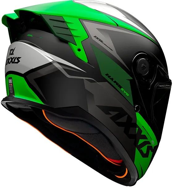 Мотошолом AXXIS HAWK SV EVO IXIL A6 Matt Green