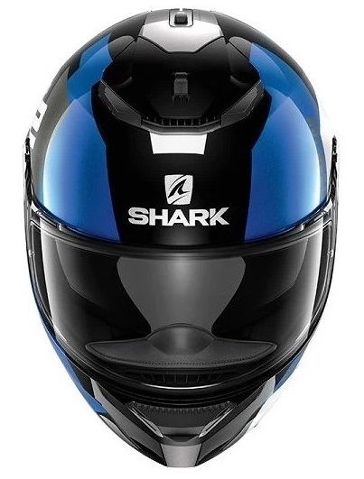 Мотошолом Shark Spartan Apics Black\Blue\White