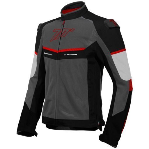Мотокуртка Seventy JR60 THUNDER Black Red
