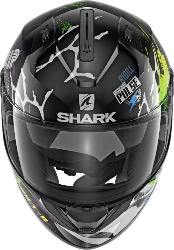 Мотошолом Shark Ridill Drift-R Black/Green/Blue