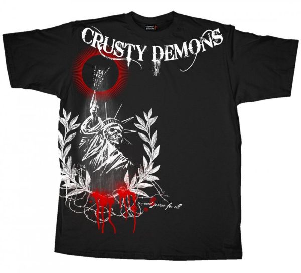Футболка Crusty Liberty Tee Black