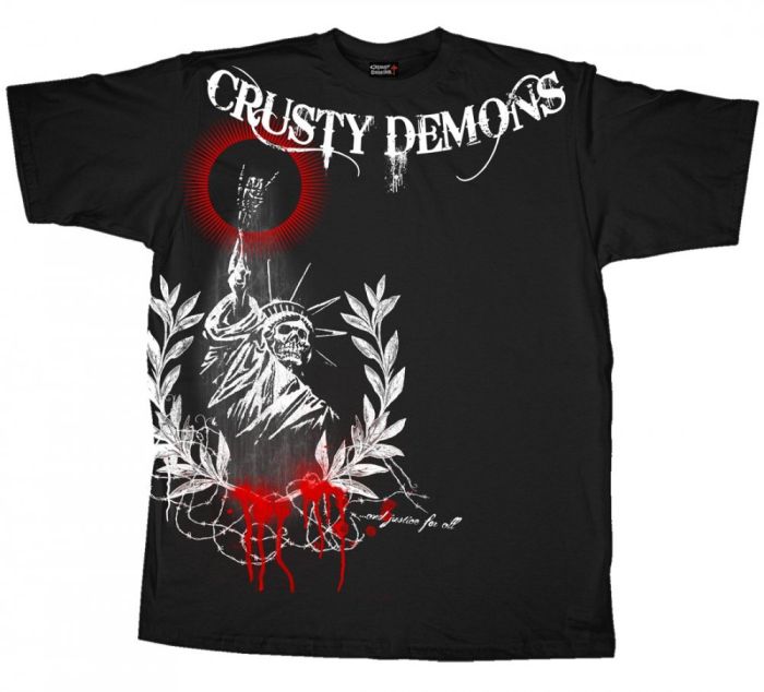 Футболка Crusty Liberty Tee Black