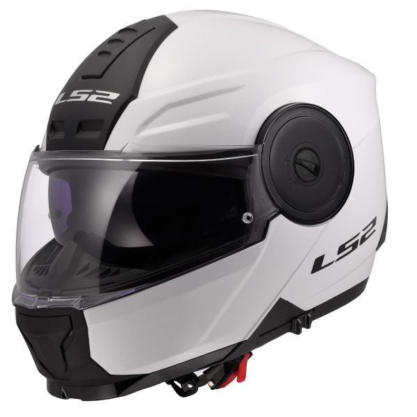Мотошолом LS2 FF902 Scope 2 Solid Gloss White