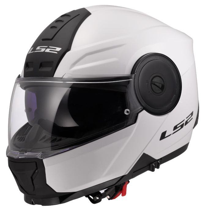 Мотошолом LS2 FF902 Scope 2 Solid Gloss White