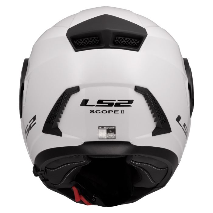 Мотошолом LS2 FF902 Scope 2 Solid Gloss White
