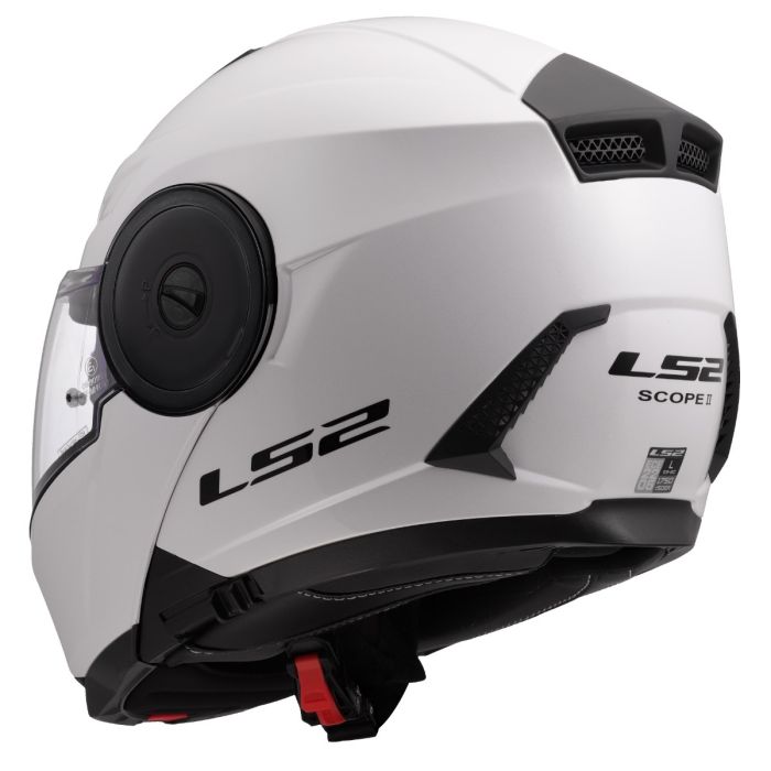 Мотошолом LS2 FF902 Scope 2 Solid Gloss White