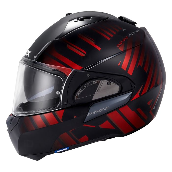 Мотошолом Shark Evo-One 2 Lithion Dual Black/Red