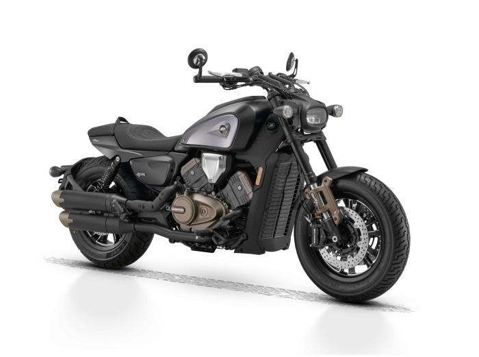 Мотоцикл QJMOTOR SRV 600V BLACK/GRAY