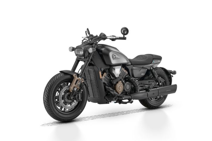 Мотоцикл QJMOTOR SRV 600V BLACK/GRAY