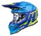 Мотошолом Just1 J39 Poseidon Fluo Yellow Blue