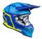 Мотошолом Just1 J39 Poseidon Fluo Yellow Blue