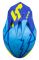 Мотошолом Just1 J39 Poseidon Fluo Yellow Blue