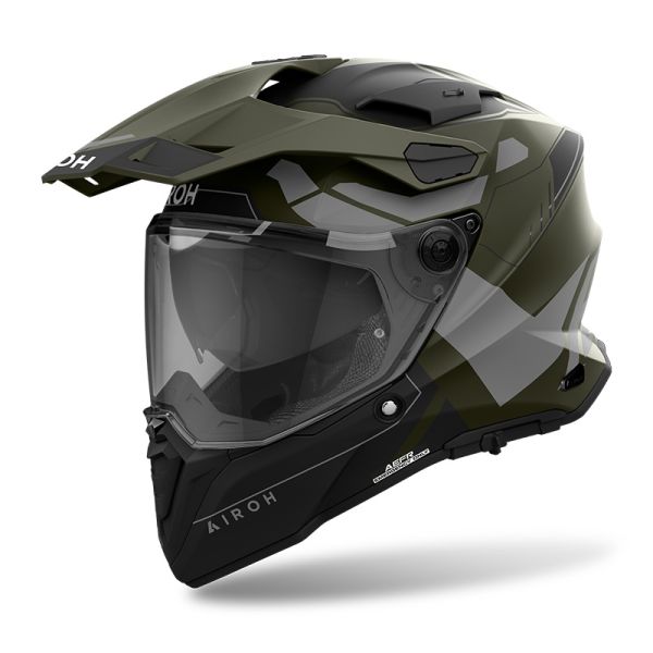 Шолом AIROH COMMANDER 2 REVEAL military green