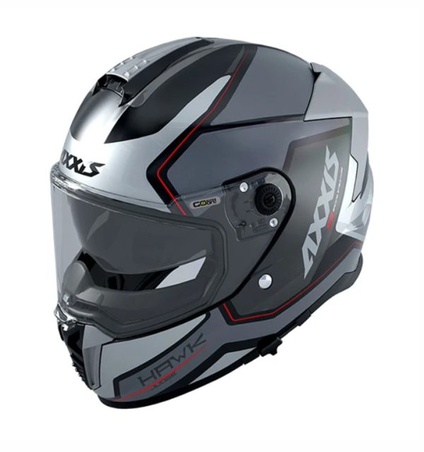 Мотошолом AXXIS HAWK SV JUDGE B2 GLOSS GRAY