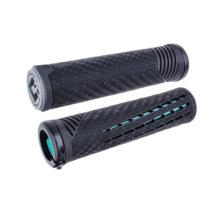 Гріпси ODI CF Grip v2.1 Lock-On Black/Mint