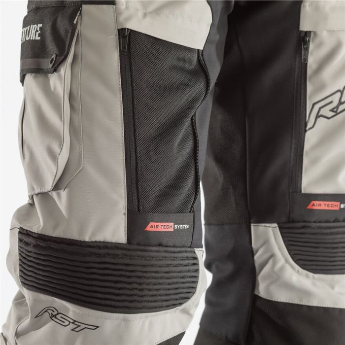 Мотоштани RST Pro Series Adventure 3 CE Textile Jeans Black / Silver