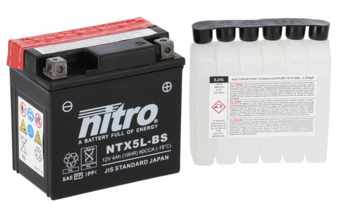 Акумулятор Nitro Agm Open Battery 4 Ah
