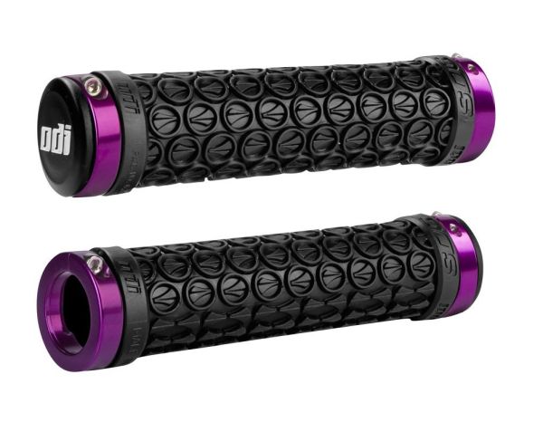 Гріпси ODI SDG LOCK-ON GRIPS Black w/Purple Clamps