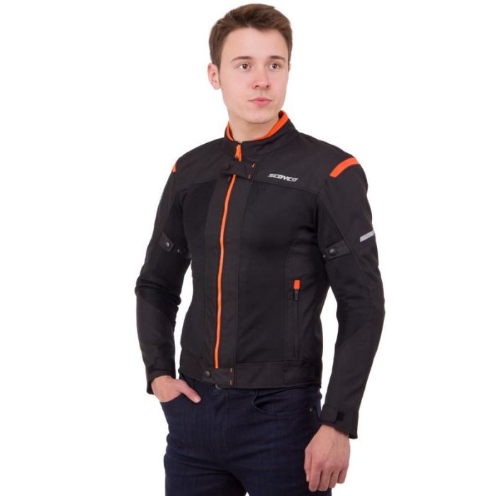 Мотокуртка SCOYCO JK158 Black-Orange