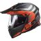 Мотошолом LS2 MX436 Pioneer Evo Adventurer Matt Black Orange