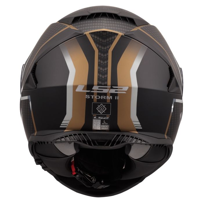Мотошолом LS2 FF800 Storm 2 Tracker Black Gold