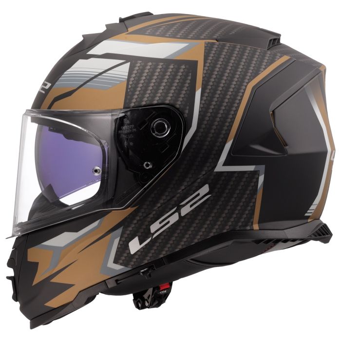 Мотошолом LS2 FF800 Storm 2 Tracker Black Gold