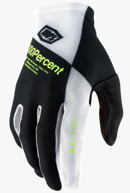 Перчатки Ride 100% Celium Gloves Black Yellow