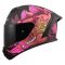 Мотошолом LS2 FF820 Rapid 3 Poppies 2 Black Pink