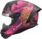 Мотошолом LS2 FF820 Rapid 3 Poppies 2 Black Pink