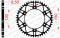 Зірка Afam Steel-slk Sprocket 520 - Yamaha Black