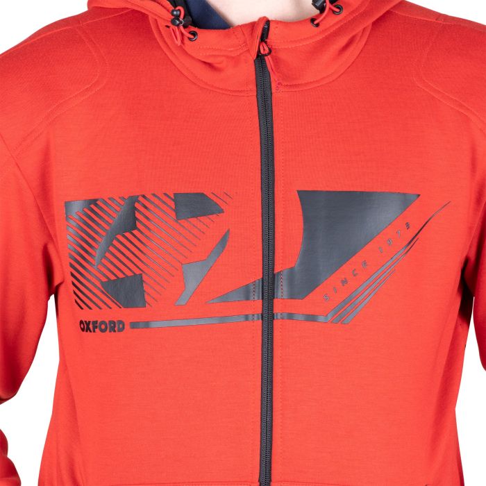 Мото кофта Oxford Super Hoodie 2.0 MS Sports Red