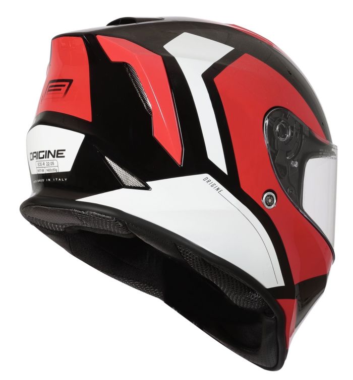 Мотошолом Origine Dinamo Kids Bold Red / Black - Gloss