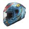 Мотошолом AXXIS DRAKEN S Dinotoon C7 Matt Blue