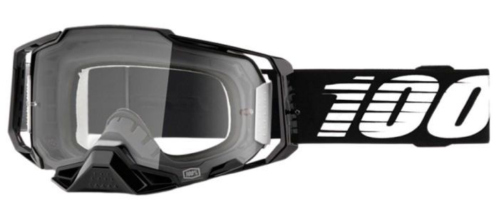 Окуляри 100% ARMEGA Goggle Black - Clear Lens