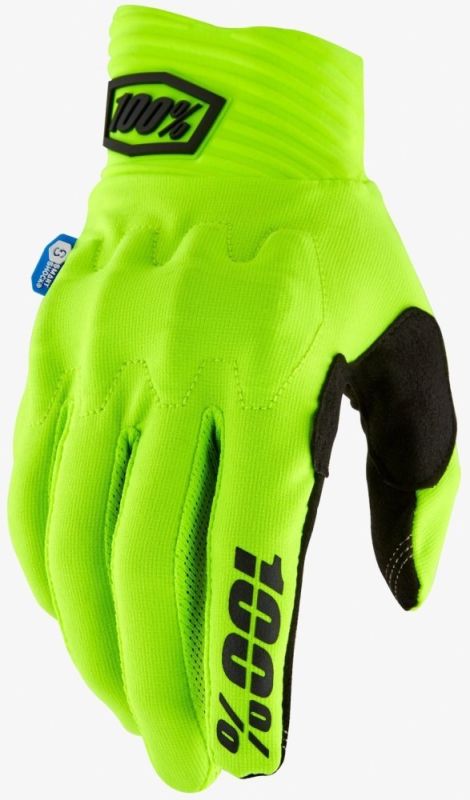 Рукавички Ride 100% Cognito Smart Shock Glove Fluo Yellow