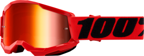 Дитячі Окуляри 100% Strata 2 Youth Goggle Red - Mirror Red Lens