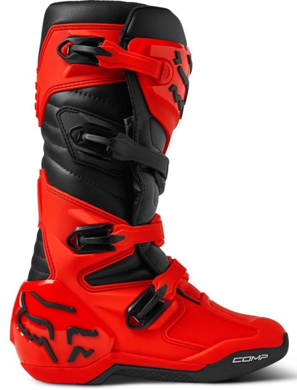 Мотоботи Fox Comp Boot Flo Red