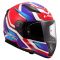 Мотошолом LS2 FF353 Rapid 2 Flitz White Blue Red