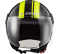 Мотошолом LS2 OF558 Sphere Lux Crush Black Hi Vis Yellow