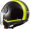 Мотошолом LS2 OF558 Sphere Lux Crush Black Hi Vis Yellow