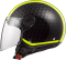 Мотошолом LS2 OF558 Sphere Lux Crush Black Hi Vis Yellow
