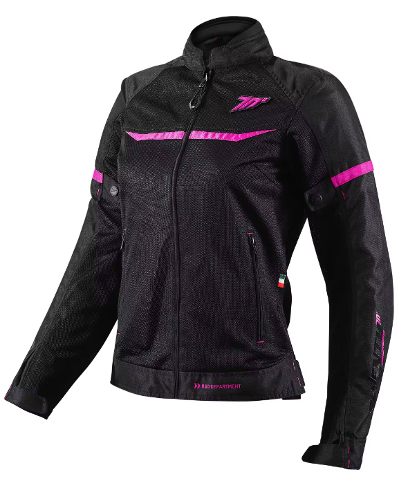 Мотокуртка Seventy JR30.2 MOJAVE LADY Black Fuchsia