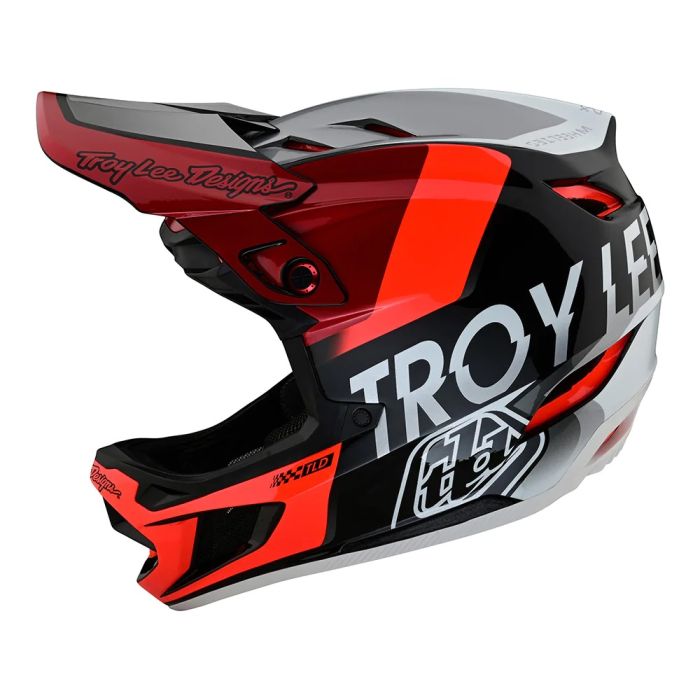 Вело шолом TLD D4 COMPOSITE HELMET [Qualifier Silver/Red]