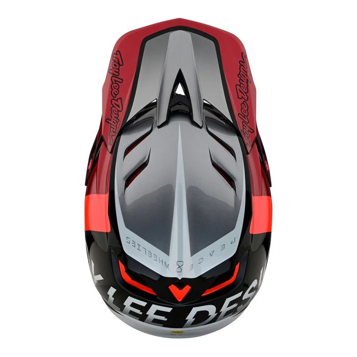 Вело шолом TLD D4 COMPOSITE HELMET [Qualifier Silver/Red]