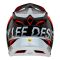Вело шолом TLD D4 COMPOSITE HELMET [Qualifier Silver/Red]