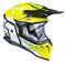 Мотошолом Just1 J39 Poseidon Fluo Yellow Black White