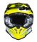 Мотошолом Just1 J39 Poseidon Fluo Yellow Black White